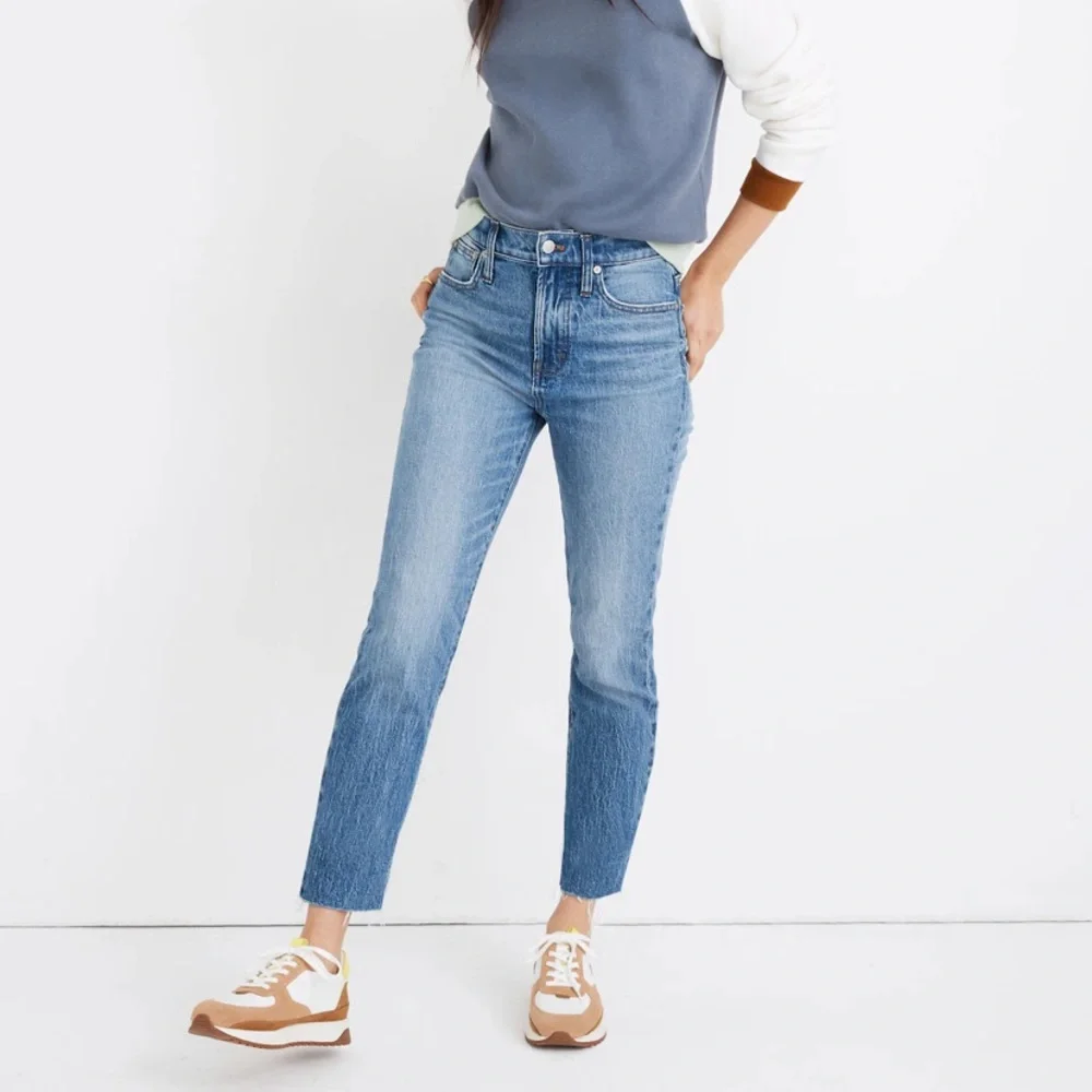 Madewell Perfect Vintage Jean Enmore Wash Raw Hem - Picture 5 of 11